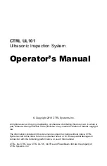 CTRL Systems UL101 Operator'S Manual preview