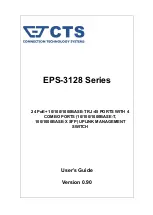 Предварительный просмотр 1 страницы CTS EPS-3128 Series User Manual