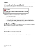 Предварительный просмотр 15 страницы CTS FOS-3110 Series User Manual