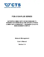 Предварительный просмотр 1 страницы CTS FOS-3126-PLUS SERIES User Manual