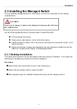 Предварительный просмотр 18 страницы CTS FOS-5112 User Manual