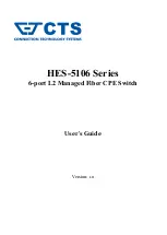 CTS HES-5106 Series User Manual предпросмотр