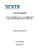 CTS HET-2106 SERIES User Manual предпросмотр