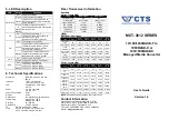 Preview for 2 page of CTS MCT-3612 Series User Manual