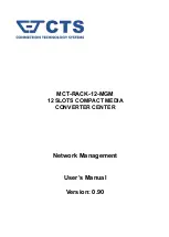 Preview for 1 page of CTS MCT-RACK-12-MGM User Manual