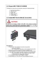 Preview for 8 page of CTS MCT-RACK-18-MGM User Manual