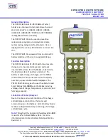 Предварительный просмотр 2 страницы CTS PATCO PE-BT-03 Operating Instructions