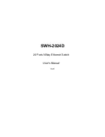 Preview for 1 page of CTS SWH-2024D User Manual