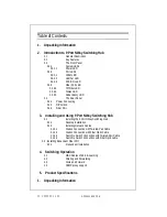 Предварительный просмотр 3 страницы CTS swh-2109F User Manual