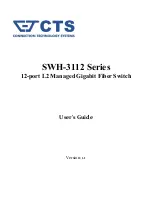 Preview for 1 page of CTS SWH-3112 Series User Manual