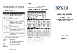 Preview for 2 page of CTS WAC-2012 Series User Manual