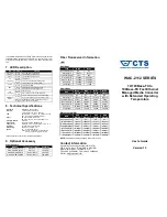 Предварительный просмотр 2 страницы CTS WAC-2112 SERIES User Manual