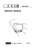 Предварительный просмотр 1 страницы CTX EX-710F Service Manual