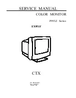 Предварительный просмотр 1 страницы CTX EX951F Service Manual