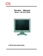 Предварительный просмотр 1 страницы CTX LJE15XE Service Manual