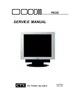 CTX P922E Service Manual предпросмотр