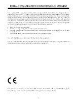 CTX VL400 Operating Instructions Manual предпросмотр