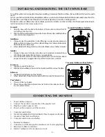 Предварительный просмотр 5 страницы CTX VL500 Operating Instructions Manual