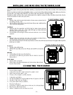 Предварительный просмотр 5 страницы CTX X70 Operating Instructions Manual