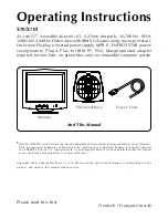 Предварительный просмотр 16 страницы CTX X70 Operating Instructions Manual