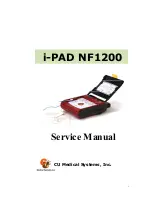 CU Medical Systems i-PAD NF1200 Service Manual предпросмотр