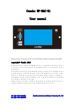 Cuanbo WP-MAC-E1 User Manual preview