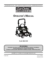 Предварительный просмотр 1 страницы Cub Cadet Commercial Tank M48-KW Operator'S Manual