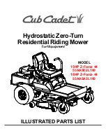 Предварительный просмотр 1 страницы Cub Cadet 01008371 15HP Z-Force 44 Illustrated Parts List