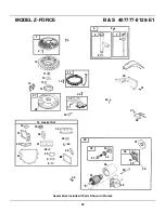 Предварительный просмотр 28 страницы Cub Cadet 01008371 15HP Z-Force 44 Illustrated Parts List