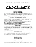 Preview for 28 page of Cub Cadet 1345 SWE Operator'S Manual