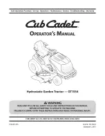 Предварительный просмотр 1 страницы Cub Cadet 14AK13BK056 Operator'S Manual