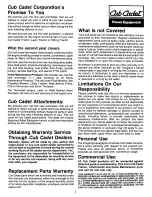 Preview for 2 page of Cub Cadet 1572 Owner'S Manual