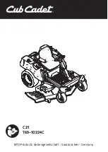 Cub Cadet 17CIDGHB603 Manual preview