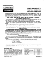 Предварительный просмотр 8 страницы Cub Cadet 186-407-100 Owner'S Manual