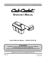 Cub Cadet 190 Operator'S Manual предпросмотр