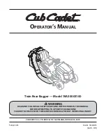 Cub Cadet 19A30003100 Operator'S Manual preview