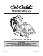 Cub Cadet 19A40002100 Operator'S Manual preview