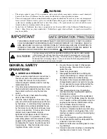 Preview for 4 page of Cub Cadet 20HP Enforcer 44, 22HP Enforcer 48, 23HP Enforcer 54 Operator'S And Service Manual