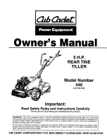 Cub Cadet 215-440-100 Owner'S Manual preview