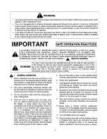 Preview for 4 page of Cub Cadet 2166 Operator'S Manual