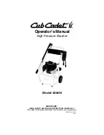 Предварительный просмотр 1 страницы Cub Cadet 2200H Operator'S Manual