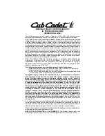 Предварительный просмотр 16 страницы Cub Cadet 2200H Operator'S Manual