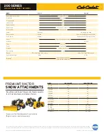 Preview for 2 page of Cub Cadet 221 HP Brochure & Specs