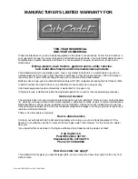 Preview for 32 page of Cub Cadet 23HP Z-Force 60 Operator'S And Service Manual