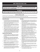 Preview for 2 page of Cub Cadet 33 27JD Series Operator'S Manual