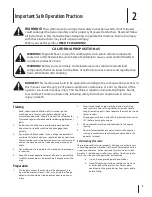 Preview for 3 page of Cub Cadet 340 Series Operator'S Manual