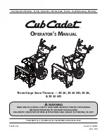 Предварительный просмотр 1 страницы Cub Cadet 3X 24 Operator'S Manual