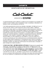 Предварительный просмотр 45 страницы Cub Cadet 41AERE6C912 Instruction Manual