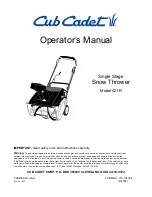 Cub Cadet 421R Operator'S Manual предпросмотр