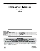 Preview for 1 page of Cub Cadet 550 2017 Operator'S Manual